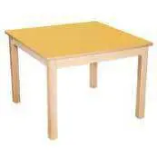 Table Carrée 90x90x45 (Rouge)