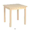 Table Carrée Elégance en bois pour enfant 60 x 60 cm - Taille C4