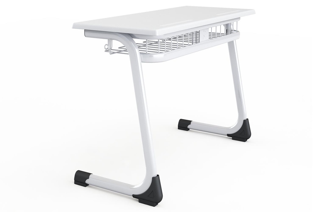 Bureau d'école élégant simple avec plateau werzalit sans panneau