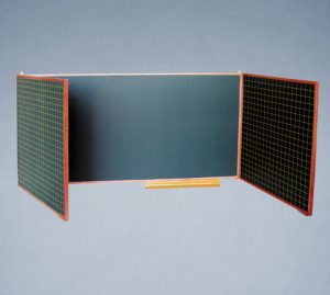 Tableau triptyque à la craie