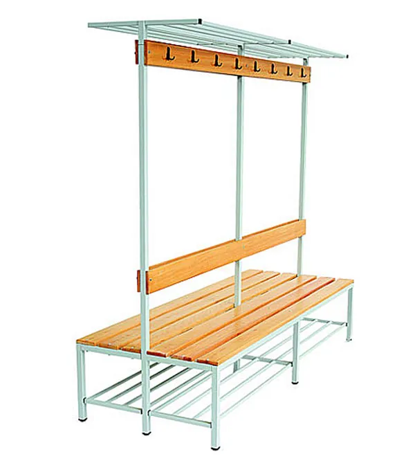 Banc patère pour vestiaire