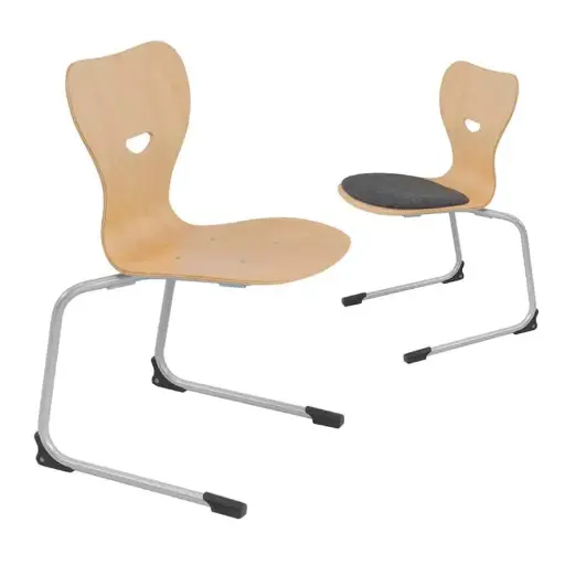 Chaise monocoque en bois